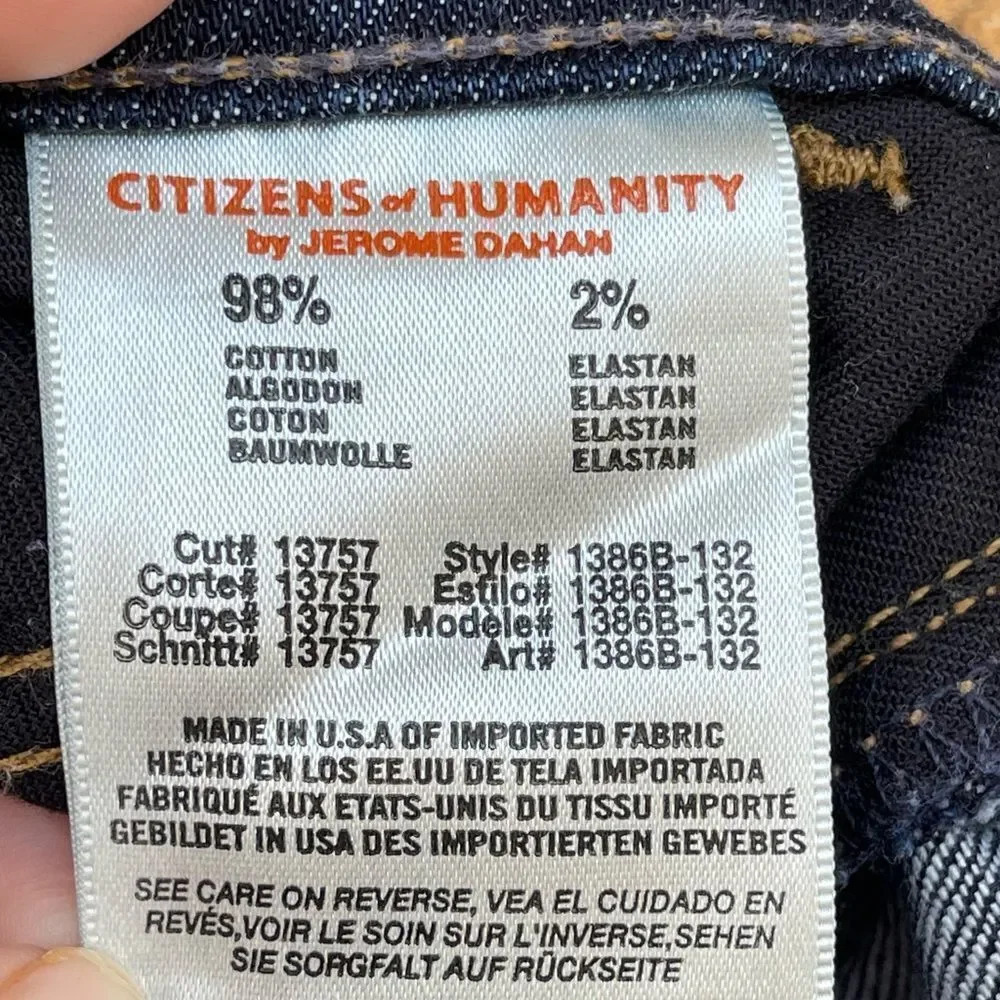 Citizens of Humanity Dani Cropped Jeans size 29 - Picture 12 of 13